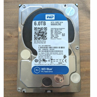 ウエスタンデジタル WD Blue 内蔵 HDD ハードディスク 6TB(PC周辺機器)