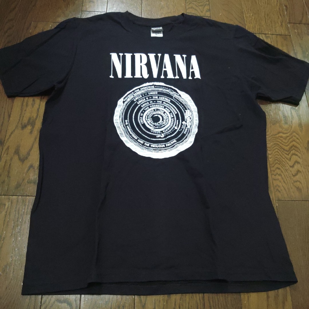 NIRVANA Tシャツ　XL　黒 エンタメ/ホビーのタレントグッズ(ミュージシャン)の商品写真