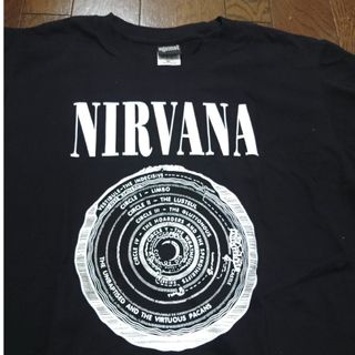 NIRVANA Tシャツ　XL　黒(ミュージシャン)