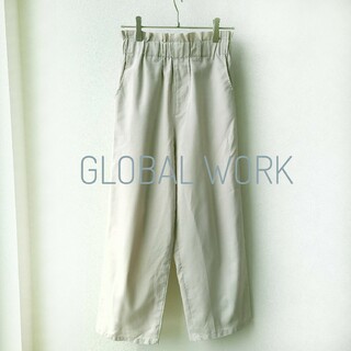 グローバルワーク(GLOBAL WORK)のグローバルワーク　ワイドパンツ　キッズ　size150  ウエストゴム(パンツ/スパッツ)
