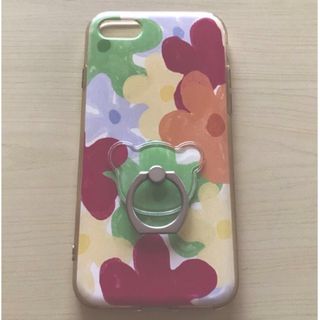 スマホケース iPhoneケース スマホリング付き iPhone7/8/SE(iPhoneケース)