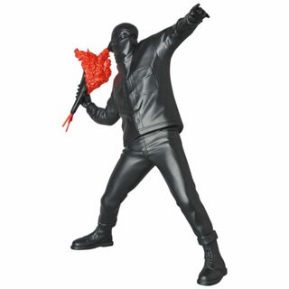 MEDICOM TOY - Banksy FLOWER BOMBER (RED FLOWER w/BLACK