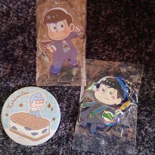 おそ松さん カラ松 セット ラバスト 神父 缶バッジ アクスタ yumecafe(キャラクターグッズ)