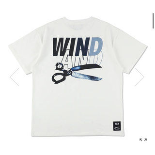 WIND AND SEA - ウィンダンシー デンハム Tシャツ Lサイズ ホワイト 新品未使用