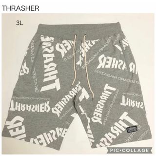 スラッシャー(THRASHER)の大きいサイズをお探しの方！【新品未使用】THRASHER ハーフパンツ(その他)