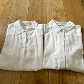 ユニクロ(UNIQLO)のワイシャツ  半袖(Tシャツ/カットソー(半袖/袖なし))