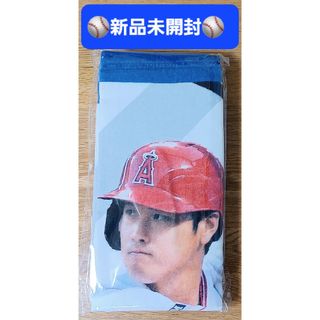 メジャーリーグベースボール(MLB)の【新品未開封】「 打 」大谷翔平 スリム バスタオル 郵便局(スポーツ選手)