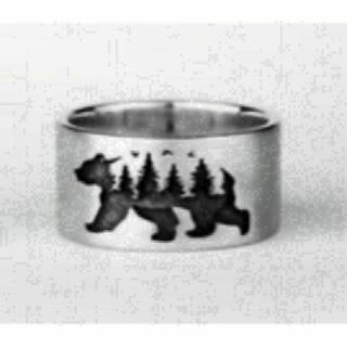 【A110】リング　メンズ　指輪　シルバー　オオカミ　ウルフ　20号(リング(指輪))