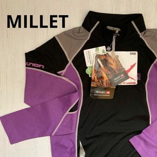 ⭐⭐️【新品】MILLET ミレー　ハーフジップ　抗菌防臭　長袖　レディースS〜(その他)