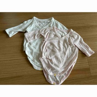 ユニクロ(UNIQLO)のUNIQLO baby girl 60cm ボディスーツ(肌着/下着)