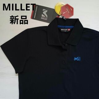 ⭐⭐【新品】MILLET　ミレー　ポロシャツ　半袖　黒 レディース　S〜М(その他)