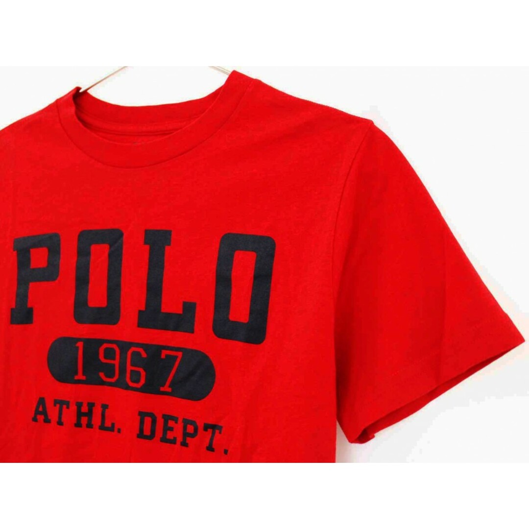 Ralph Lauren(ラルフローレン)の【夏物 新入荷!】[ラルフローレン/Ralph Lauren]140cm 半袖Tシャツ/半袖カットソー 赤【中古】 子供服 キッズ kids ジュニア 男の子 女の子 夏 tops 105042 キッズ/ベビー/マタニティのキッズ服女の子用(90cm~)(Tシャツ/カットソー)の商品写真