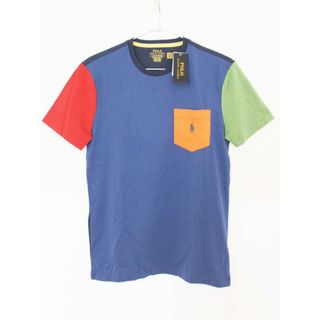 Ralph Lauren - 【夏物 新入荷!】新品 未使用品[ラルフローレン/Ralph Lauren]170cm 半袖Tシャツ/半袖カットソー ブルー×マルチカラー 子供服 キッズ kids ジュニア 男の子 女の子 夏 tops 105042