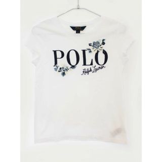 ラルフローレン(Ralph Lauren)の【夏物 新入荷!】[ラルフローレン/Ralph Lauren]140cm 半袖Tシャツ/半袖カットソー 白【中古】子供服 キッズ kids ジュニア 女の子 夏 tops 105042(Tシャツ/カットソー)