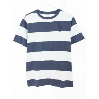 ラルフローレン(Ralph Lauren)の【夏物 新入荷!】[ラルフローレン/Ralph Lauren]160cm 半袖Tシャツ/半袖カットソー 紺×ブルー【中古】子供服 キッズ kids ジュニア 男の子 夏 tops 105042(Tシャツ/カットソー)