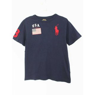 ラルフローレン(Ralph Lauren)の【夏物 新入荷!】[ラルフローレン/Ralph Lauren]150cm 半袖Tシャツ/半袖カットソー 紺【中古】子供服 キッズ kids ジュニア 男の子 夏 tops 105042(Tシャツ/カットソー)