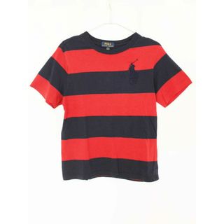 ラルフローレン(Ralph Lauren)の【夏物 新入荷!】[ラルフローレン/Ralph Lauren]150cm 半袖Tシャツ/半袖カットソー 赤×紺【中古】子供服 キッズ kids ジュニア 男の子 夏 tops 105042(Tシャツ/カットソー)