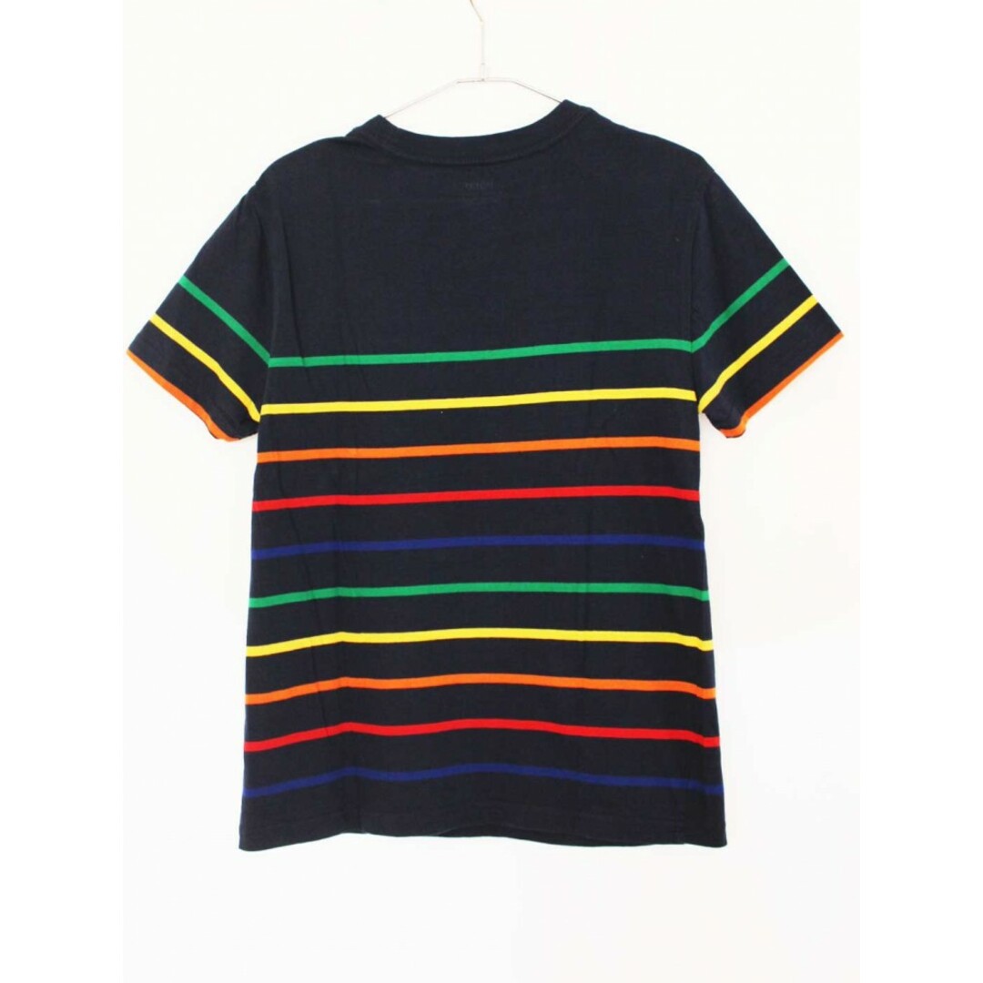 Ralph Lauren(ラルフローレン)の【夏物 新入荷!】[ラルフローレン/Ralph Lauren]150cm 半袖Tシャツ/半袖カットソー 紺×マルチカラー【中古】子供服 キッズ kids ジュニア 男の子 夏 tops 105042 キッズ/ベビー/マタニティのキッズ服女の子用(90cm~)(Tシャツ/カットソー)の商品写真