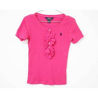 ラルフローレン(Ralph Lauren)の【夏物 新入荷!】〓ラルフローレン/Ralph Lauren〓140cm 半袖Tシャツ/半袖カットソー ピンク 【中古】子供服 キッズ kids ジュニア 女の子  夏 tops 034042(Tシャツ/カットソー)