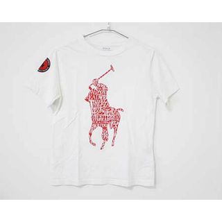 ラルフローレン(Ralph Lauren)の【夏物 新入荷!】〓ラルフローレン/Ralph Lauren〓140cm 半袖Tシャツ/半袖カットソー 白 【中古】子供服 キッズ kids ジュニア 男の子 女の子  夏 tops 034042(Tシャツ/カットソー)