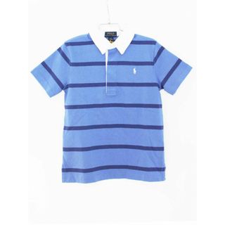 ラルフローレン(Ralph Lauren)の【夏物 新入荷!】[ラルフローレン/Ralph Lauren]120cm 半袖ラガーシャツ ブルー【中古】子供服 キッズ kids 男の子 夏 tops 705042(シャツ/カットソー)