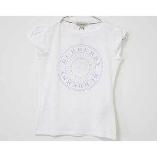 バーバリー(BURBERRY)の【夏物 新入荷!】新品 未使用品〓バーバリー/BURBERRY〓138cm　半袖Tシャツ/カットソー  白 子供服 キッズ kids ジュニア 女の子 夏 tops 03404(シャツ/カットソー)