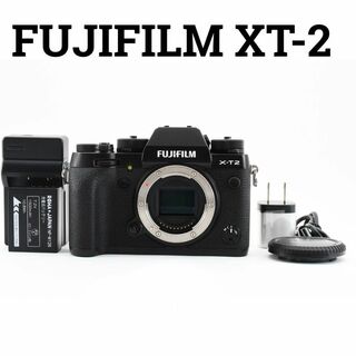 フジフイルム(富士フイルム)の美品　FUJIFILM XT-2 ミラーレスカメラ　富士フィルム(ミラーレス一眼)