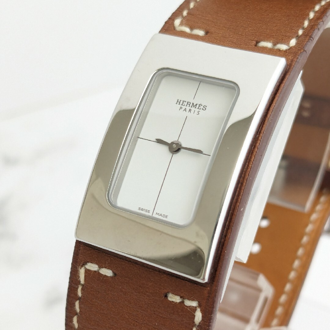 稼働品 エルメス HERMES シェルシュミディ レディース腕時計 革ベルト | フリマアプリ ラクマ