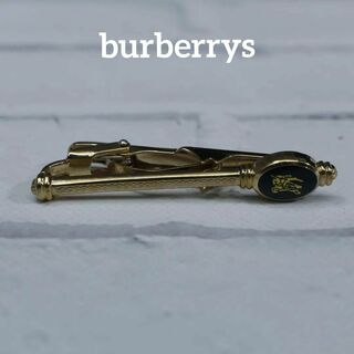 バーバリー(BURBERRY)の【匿名配送】バーバリーズ タイピン ゴールド ロゴ シンプル(ネクタイピン)