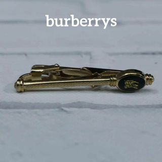 バーバリー(BURBERRY)の【匿名配送】バーバリーズ タイピン ゴールド ロゴ シンプル(ネクタイピン)