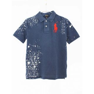 ラルフローレン(Ralph Lauren)の【夏物 新入荷!】[ラルフローレン/Ralph Lauren]140cm 半袖ポロシャツ ブルーグレー【中古】子供服 キッズ kids ジュニア 男の子 夏 tops 705042(その他)