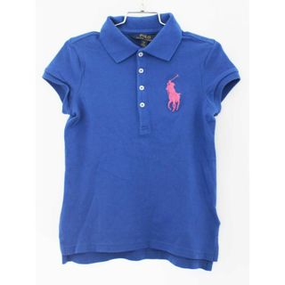 ラルフローレン(Ralph Lauren)の【夏物 新入荷!】[ラルフローレン/Ralph Lauren]130cm 半袖ポロシャツ ブルー【中古】子供服 キッズ kids 女の子 夏 tops 705042(その他)