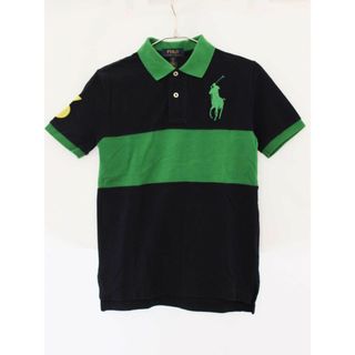 ラルフローレン(Ralph Lauren)の【夏物 新入荷!】[ラルフローレン/Ralph Lauren]140cm 半袖ポロシャツ 紺×緑【中古】子供服 キッズ kids ジュニア 男の子 夏 tops 705042(その他)