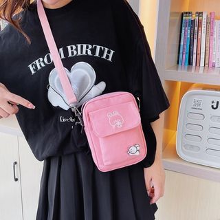 【再入荷】ピンク　コンパクト　レディース　ショルダーバック　うさぎ　かわいい　(ショルダーバッグ)