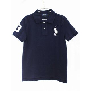 ラルフローレン(Ralph Lauren)の【夏物 新入荷!】[ラルフローレン/Ralph Lauren]130cm 半袖ポロシャツ 紺【中古】子供服 キッズ kids 男の子 夏 tops 705042(その他)