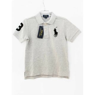 ラルフローレン(Ralph Lauren)の【夏物 新入荷!】新品 未使用品[ラルフローレン/Ralph Lauren]110cm 半袖ポロシャツ グレー 子供服 キッズ kids 男の子 夏 tops 705042(その他)