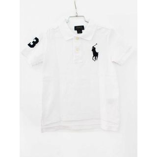 ラルフローレン(Ralph Lauren)の【夏物 新入荷!】[ラルフローレン/Ralph Lauren]100cm 半袖ポロシャツ 白【中古】子供服 キッズ kids 男の子 夏 tops 705042(その他)