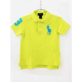 ラルフローレン(Ralph Lauren)の【夏物 新入荷!】[ラルフローレン/Ralph Lauren]100cm 半袖ポロシャツ 黄緑【中古】子供服 キッズ kids 男の子 夏 tops 705042(その他)