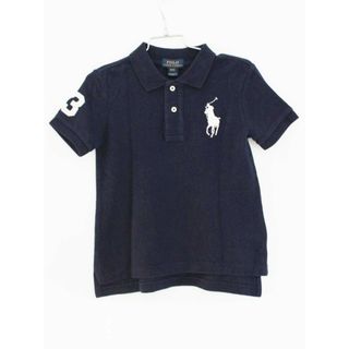 ラルフローレン(Ralph Lauren)の【夏物 新入荷!】[ラルフローレン/Ralph Lauren]100cm 半袖ポロシャツ 紺【中古】子供服 キッズ kids 男の子 夏 tops 705042(その他)