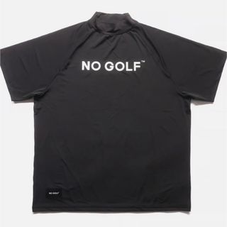 ノーコーヒー(NO COFFEE)のNO GOLF Mock Neck SS - Black XL(ウエア)