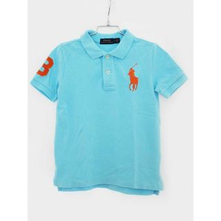 ラルフローレン(Ralph Lauren)の【夏物 新入荷!】[ラルフローレン/Ralph Lauren](5)120cm位 半袖ポロシャツ ブルー【中古】子供服 キッズ kids 男の子 夏 tops 705042(その他)