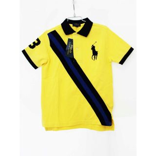 ラルフローレン(Ralph Lauren)の【夏物 新入荷!】新品 未使用品[ラルフローレン/Ralph Lauren](5)120cm位 半袖ポロシャツ 黄色 子供服 キッズ kids 男の子 夏 tops 705042(その他)