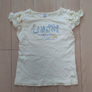 メゾピアノジュニア(mezzo piano junior)のmezzo piano♡レモンイエローTシャツ150(Tシャツ/カットソー)