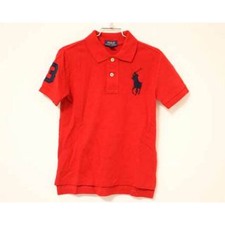 ラルフローレン(Ralph Lauren)の【夏物 新入荷!】〓ラルフローレン/Ralph Lauren〓115cm 半袖ポロシャツ 赤  【中古】子供服 キッズ kids 男の子 女の子 夏 tops 705042(その他)