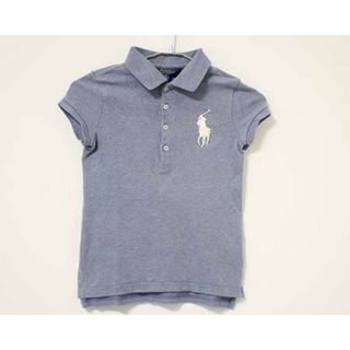 ラルフローレン(Ralph Lauren)の【夏物 新入荷!】〓ラルフローレン/Ralph Lauren〓130cm 半袖ポロシャツ 青  【中古】 子供服 キッズ kids   女の子 夏 tops 705042(その他)