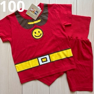 【アンパンマン】なりきり コスプレ Tシャツ☆ハーフパンツ パジャマ 100