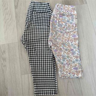 ユニクロ(UNIQLO)のUNIQLOレギンス80cm 2枚セット(パンツ)