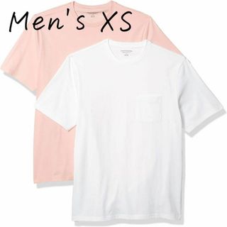 Tシャツ ポケット クルーネック レギュラーフィット 半袖 メンズ 2枚　XS(Tシャツ/カットソー(半袖/袖なし))