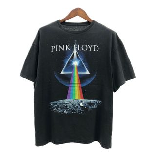 LIQUID BLUE リキッドブルー PINK FLOYD ピンク・フロイド 半袖Ｔシャツ 大きいサイズ バンドT ブラック (メンズ 2XL) 中古 古着 Q5851(Tシャツ/カットソー(半袖/袖なし))