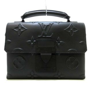 ルイヴィトン(LOUIS VUITTON)のLOUIS VUITTON(ルイヴィトン) ハンドバッグ モノグラム・シール アンバサダーPM M58711 ブラック Defile Homme Automne-Hiver 2021 レザー（皮革の種類：牛革）(ハンドバッグ)